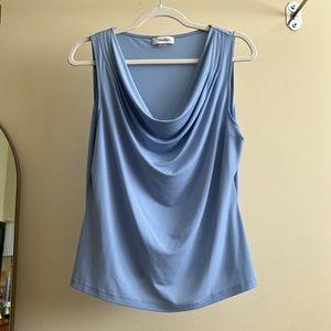 CalvinKlein waterfall cowl neck blouse
